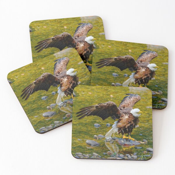 Item preview, Bald Eagle Shaking Off the River designed and sold by SClarkArtVT.