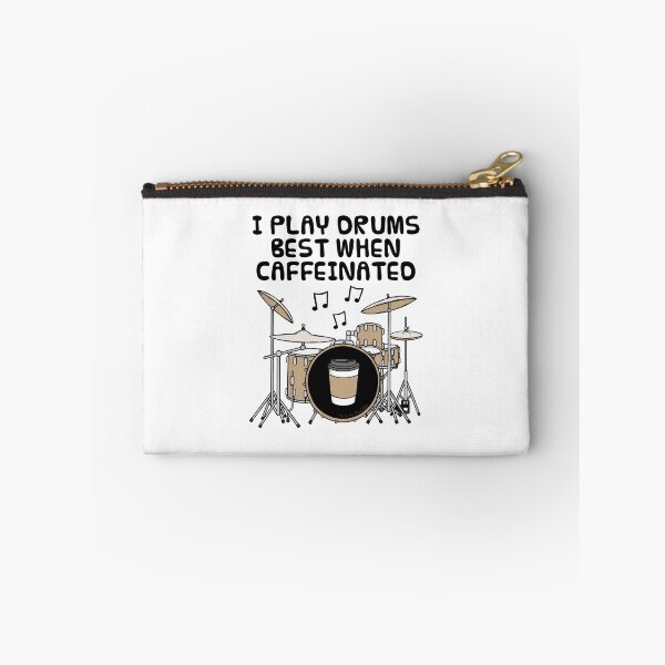 Item preview, I Play Drums Best When Caffeinated, Drummer Coffee Funny designed and sold by doodlerob.