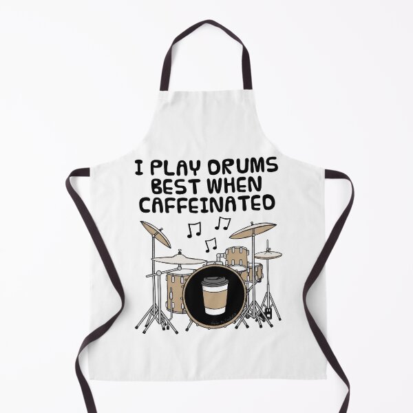 Item preview, I Play Drums Best When Caffeinated, Drummer Coffee Funny designed and sold by doodlerob.