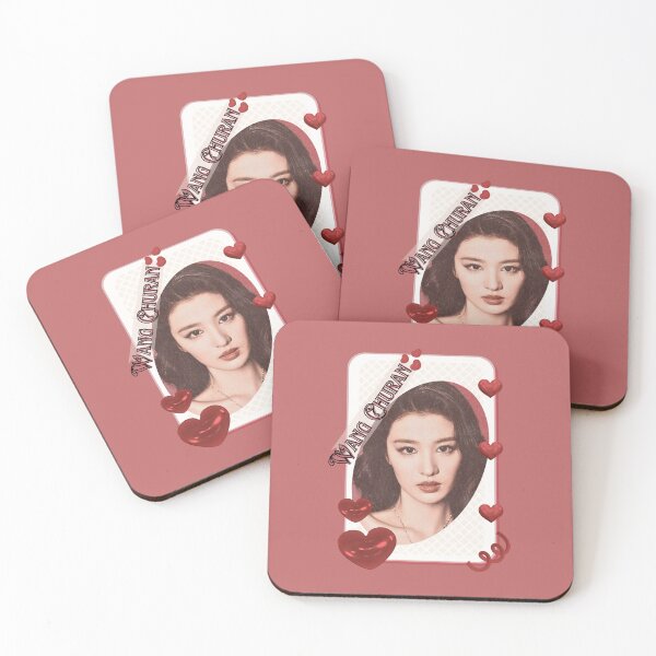 Item preview, Wang Churan (王楚然) Portrait Chinese Actress Art Chinese Celebrity Illustration portrait illustration Red Aesthetic Collage Design designed and sold by AJUNICE STUDIO.
