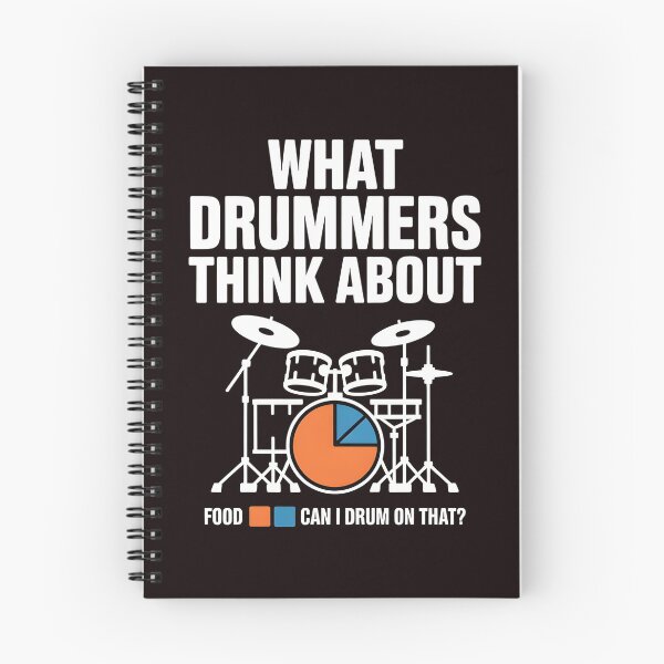 Item preview, What Drummers Think About – Drumming & Percussion Humor designed and sold by Redgiant87x.