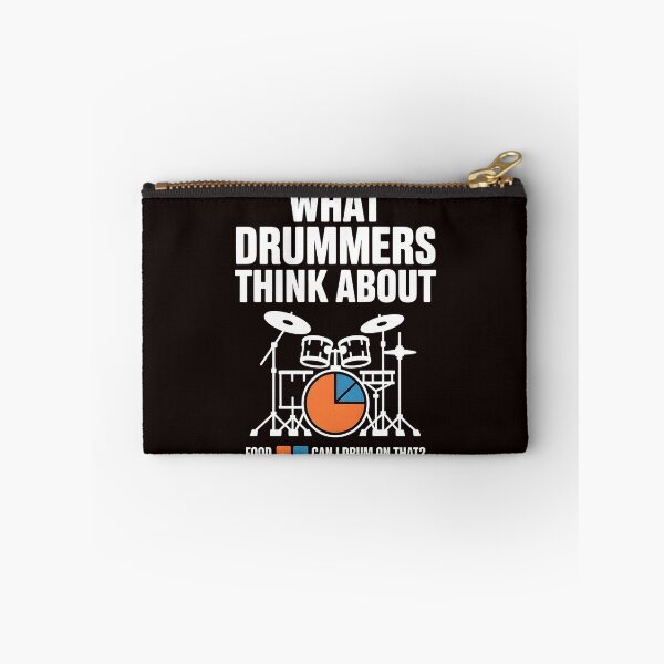 Item preview, What Drummers Think About – Drumming & Percussion Humor designed and sold by Redgiant87x.