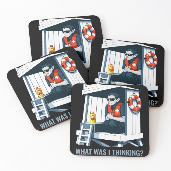 Item preview, Vampire Lifeguard – What Was I Thinking? designed and sold by Weasel Graphix.