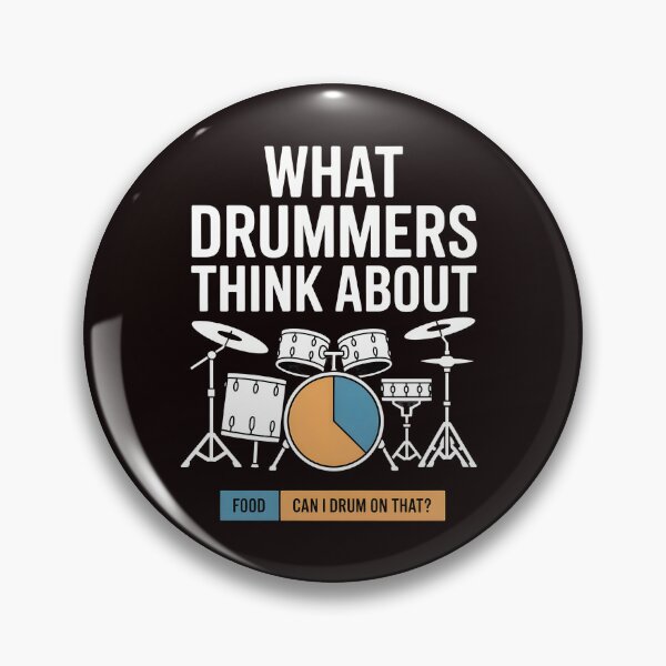 Item preview, What Drummers Think About – Marching Band & Drumline Vibes designed and sold by Redgiant87x.