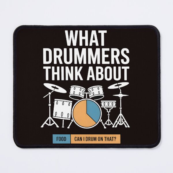 Item preview, What Drummers Think About – Marching Band & Drumline Vibes designed and sold by Redgiant87x.