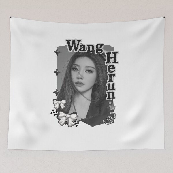 Item preview, Wang Herun (王鹤润) Chinese Actress Art Chinese Celebrity Illustration Black and White Collage Digital Art Portrait designed and sold by AJUNICE STUDIO.