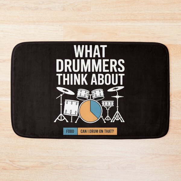 Item preview, What Drummers Think About – Marching Band & Drumline Vibes designed and sold by Redgiant87x.