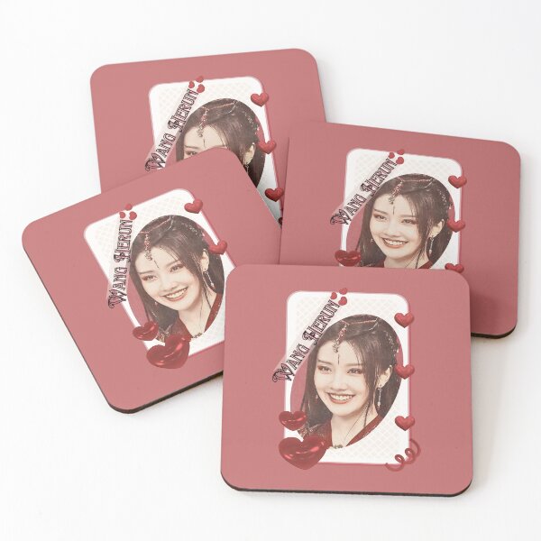 Item preview, Wang Herun (王鹤润) Portrait Chinese Actress Art Chinese Celebrity Illustration portrait illustration Red Aesthetic Collage Design designed and sold by AJUNICE STUDIO.