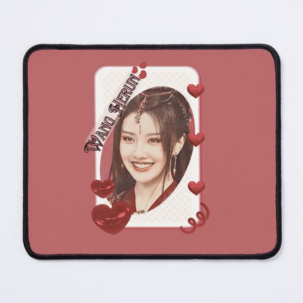 Item preview, Wang Herun (王鹤润) Portrait Chinese Actress Art Chinese Celebrity Illustration portrait illustration Red Aesthetic Collage Design designed and sold by AJUNICE STUDIO.