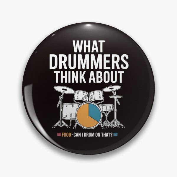 Item preview, What Drummers Think About – Percussionist Funny Design designed and sold by Redgiant87x.