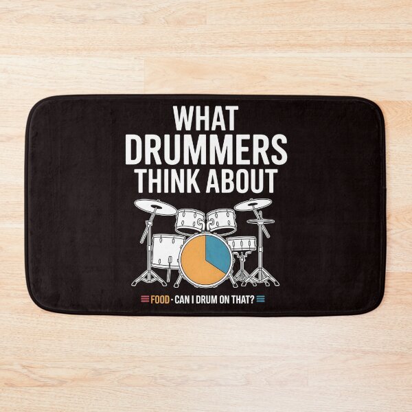 Item preview, What Drummers Think About – Percussionist Funny Design designed and sold by Redgiant87x.