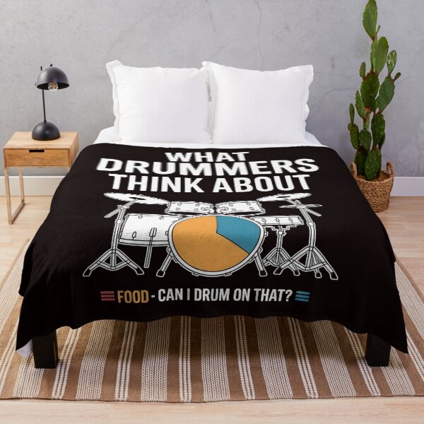 Item preview, What Drummers Think About – Percussionist Funny Design designed and sold by Redgiant87x.