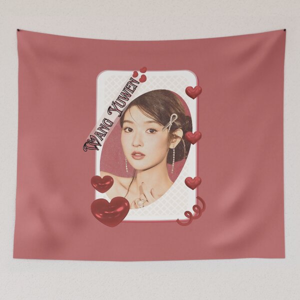 Item preview, Wang Yuwen (王玉雯) Portrait Chinese Actress Art Chinese Celebrity Illustration portrait illustration Red Aesthetic Collage Design designed and sold by AJUNICE STUDIO.