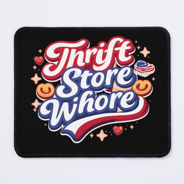 Item preview, Thrift Store Whore retro second hand shop designed and sold by NitRes.