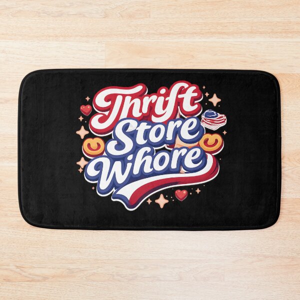 Item preview, Thrift Store Whore retro second hand shop designed and sold by NitRes.