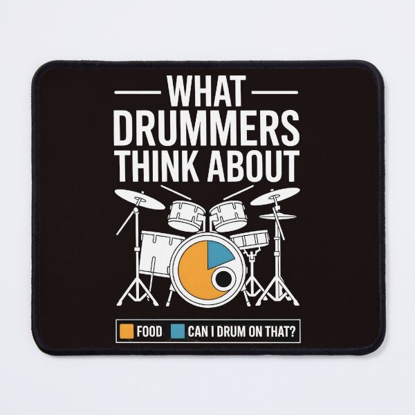 Item preview, What Drummers Think About – Marching Band Percussion Humor designed and sold by Redgiant87x.