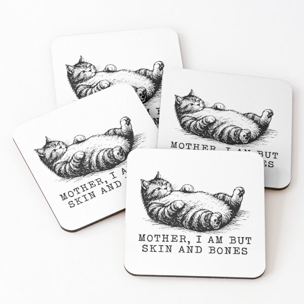 Item preview, Cat Mother I Am But Skin and Bones designed and sold by ivotee.