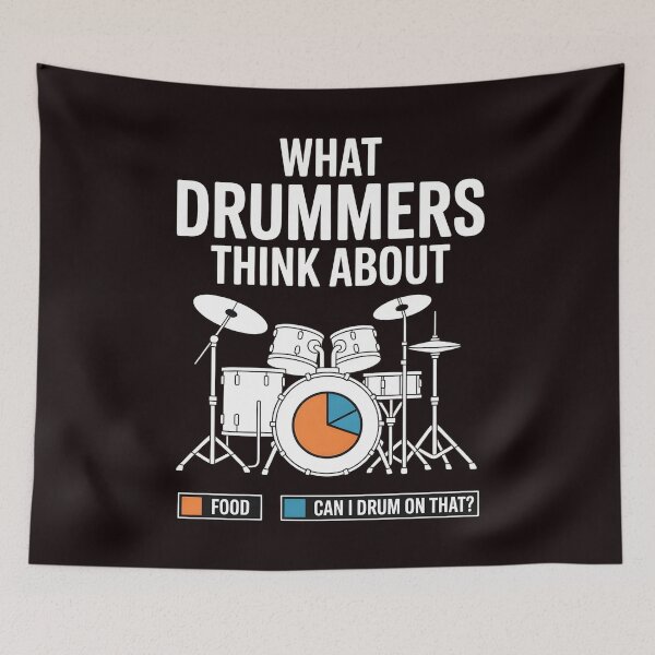 Item preview, What Drummers Think About – Rock & Percussion Life designed and sold by Redgiant87x.