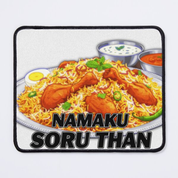 Item preview, Namaku Soru Than Mukkiyam – South Indian Biryani Lover Quote Design designed and sold by Ranrajshop.