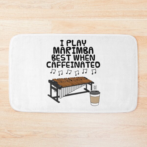 Item preview, I Play Marimba Best When Caffeinated, Percussionist Funny designed and sold by doodlerob.