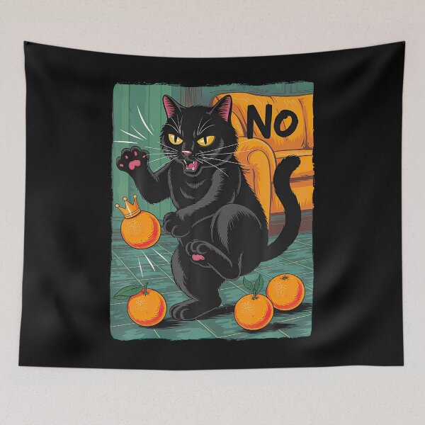 Item preview, No Kings In America Black Cat designed and sold by BrittaMichele.