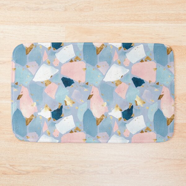Item preview, Luxe Pastel Terrazzo with Gold Flakes Pattern designed and sold by Prismatect.