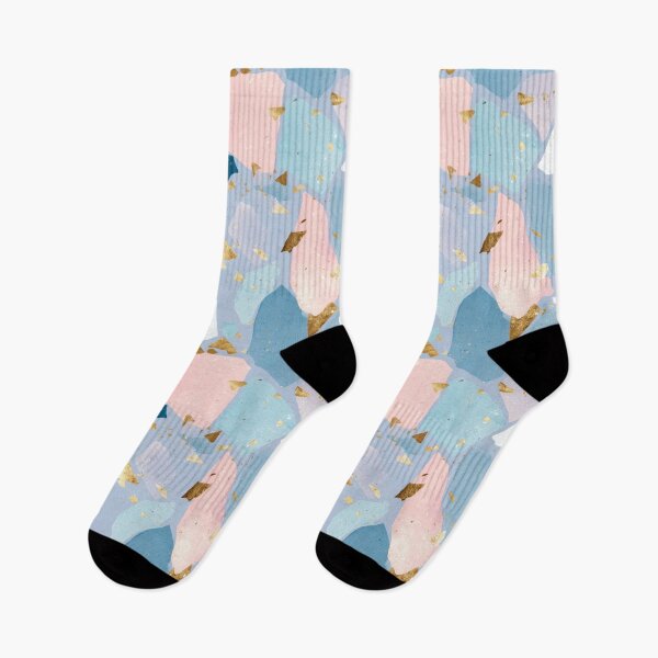 Item preview, Luxe Pastel Terrazzo with Gold Flakes Pattern designed and sold by Prismatect.