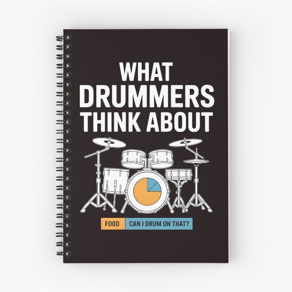 Item preview, What Drummers Think About – Drumming Addiction Joke designed and sold by Redgiant87x.