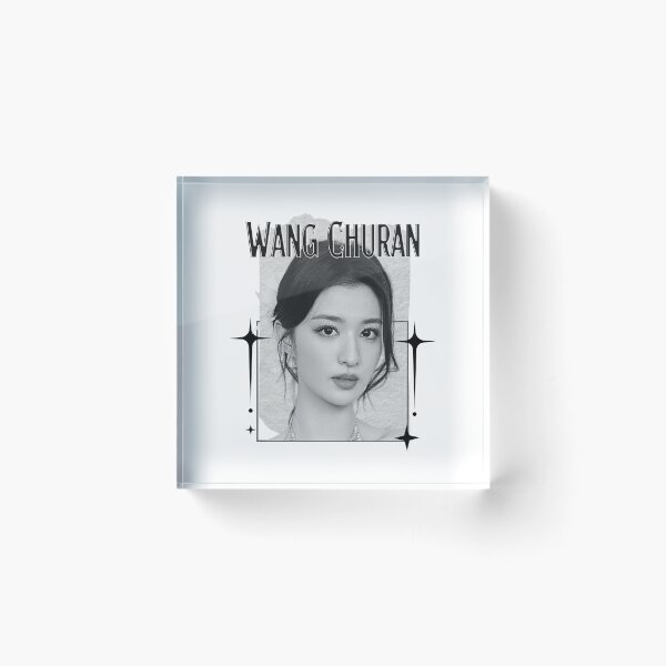 Item preview, Wang Churan (王楚然) Chinese Actress Art Chinese Celebrity IllustrationScrapbook Collage Cozy Y2K Vintage Design designed and sold by HELL0WBELLO.
