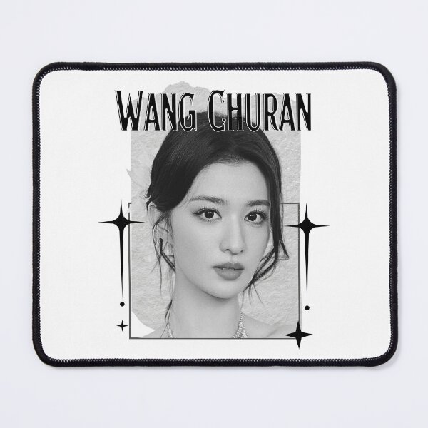 Item preview, Wang Churan (王楚然) Chinese Actress Art Chinese Celebrity IllustrationScrapbook Collage Cozy Y2K Vintage Design designed and sold by HELL0WBELLO.