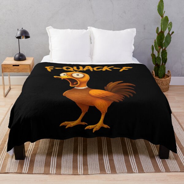 Item preview, F-QUACK-F Funny Duck Humor F-QUACK-F Quote Silly Duck Meme designed and sold by adiencarteras.