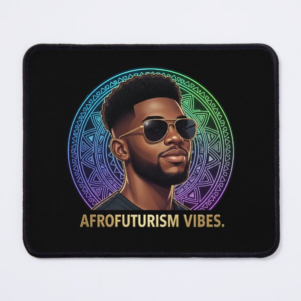 Item preview, Afrofuturism Vibes Golden Neon Tribal King designed and sold by QuipQuips.