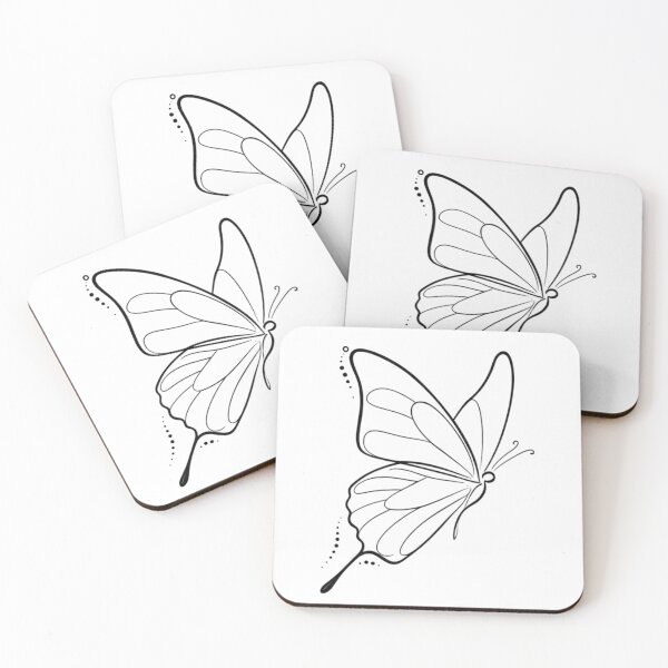 Item preview, Ethereal Whispers – Minimal Butterfly Art designed and sold by MonaRose_Art.