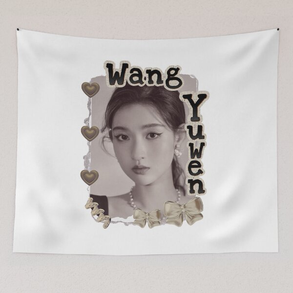 Item preview, Wang Yuwen (王玉雯) Chinese Actress Art Chinese Celebrity Illustration Scrapbook Collage Cozy Y2K Vintage Design designed and sold by HELL0WBELLO.