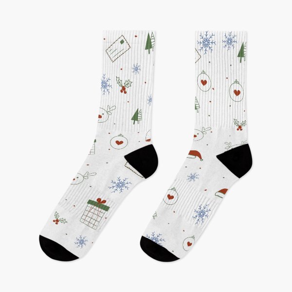 Item preview, Cute Christmas and New Year doodles pattern  designed and sold by Min659.