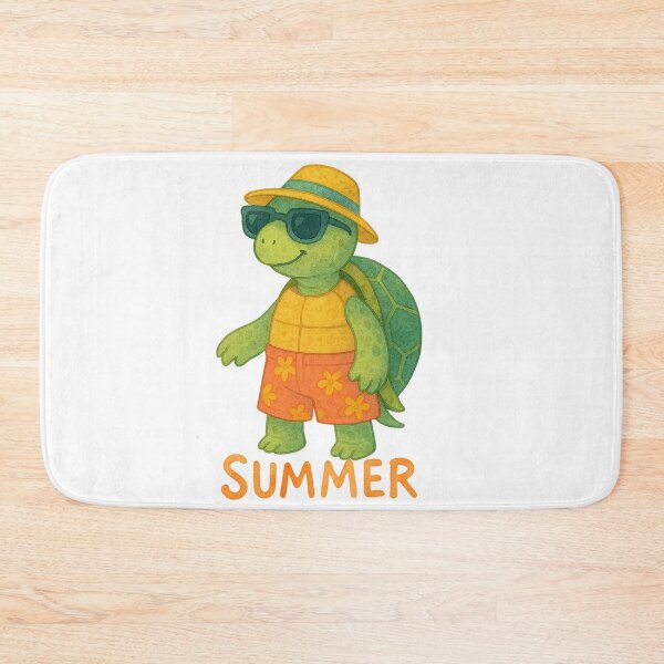 Item preview, Cute Watercolor Summer Turtle Hat and Sunglasses designed and sold by BigBlueArt.