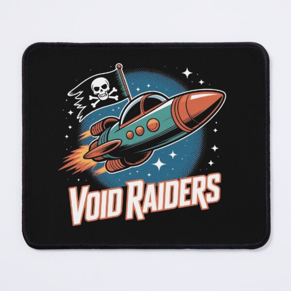 Item preview, Void Raiders – Retro Space Pirate Rocket designed and sold by vvcreativedesigns.