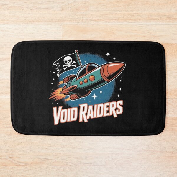 Item preview, Void Raiders – Retro Space Pirate Rocket designed and sold by vvcreativedesigns.