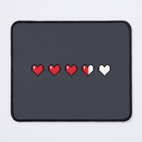 Item preview, Level of lives with pixelated hearts designed and sold by AngieMStore.