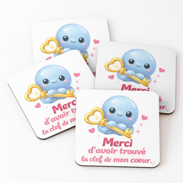 Item preview, Poulpy love key designed and sold by clubtatak.