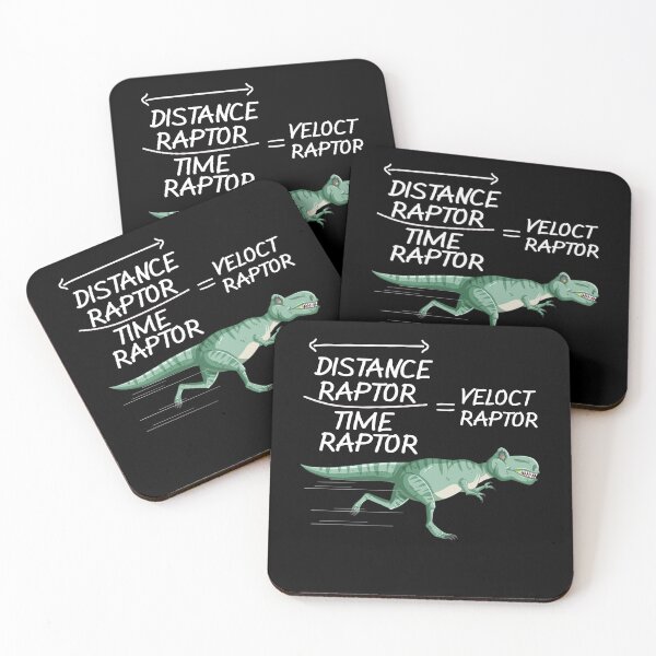 Item preview, Prehistoric Physics Velociraptor Scientific Formula Art designed and sold by Nocturnal-Vines.