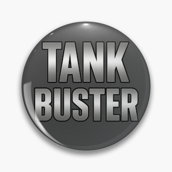 Item preview, Battlefield Game Inspired Tank Buster Metallic Slogan designed and sold by Sellcooldesigns.