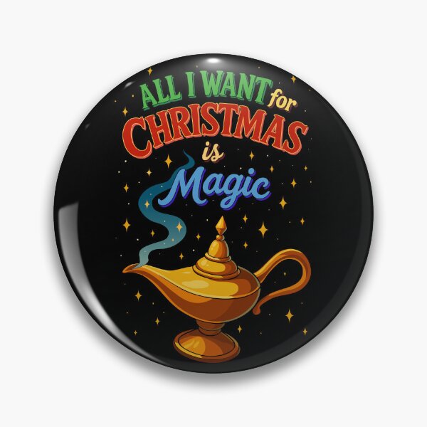 Item preview, All I want for Christmas is Magic - Djinn lamp (colored) designed and sold by ProjetF.