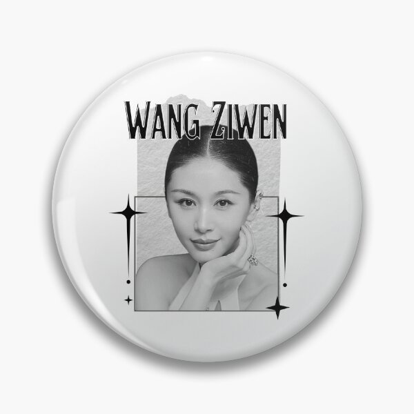 Item preview, Wang Ziwen (王子文) Chinese Actress Art Chinese Celebrity IllustrationScrapbook Collage Cozy Y2K Vintage Design designed and sold by HELL0WBELLO.
