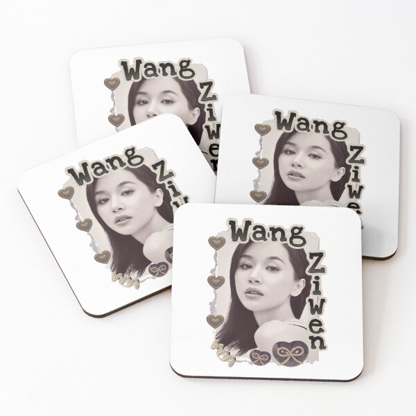 Item preview, Wang Ziwen (王子文)) Chinese Actress Art Chinese Celebrity Illustration Scrapbook Collage Cozy Y2K Vintage Design designed and sold by HELL0WBELLO.