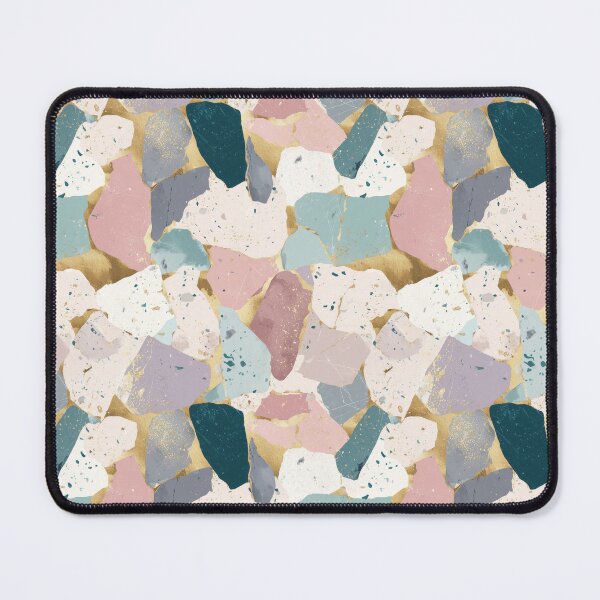 Item preview, Gilded Pastel Terrazzo Mosaic in Gold designed and sold by Prismatect.