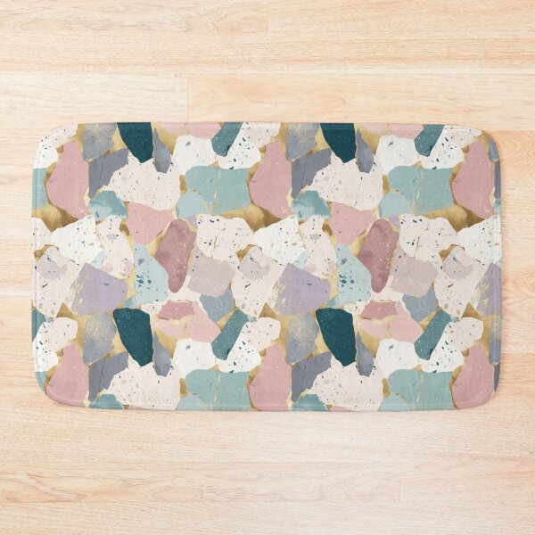 Item preview, Gilded Pastel Terrazzo Mosaic in Gold designed and sold by Prismatect.
