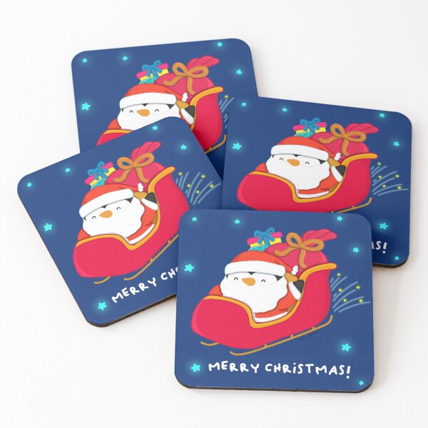 Item preview, Merry Christmas from Santa Penguin designed and sold by julianamotzko.