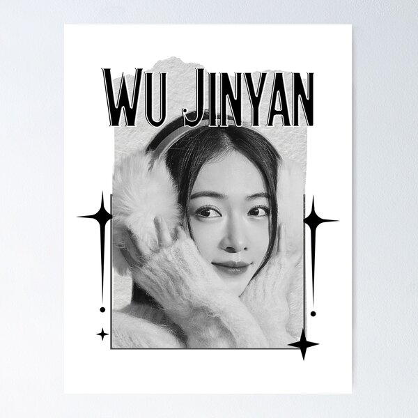 Item preview, Wu Jinyan (吴谨言) Chinese Actress Art Chinese Celebrity IllustrationScrapbook Collage Cozy Y2K Vintage Design designed and sold by HELL0WBELLO.