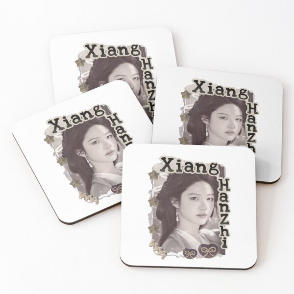 Item preview, Xiang Hanzhi (向涵之) Chinese Actress Art Chinese Celebrity Illustration Scrapbook Collage Cozy Y2K Vintage Design designed and sold by HELL0WBELLO.